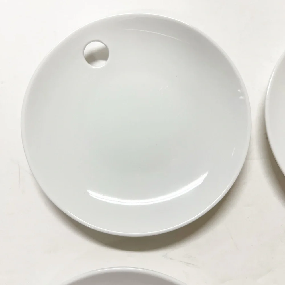 Crate & Barrel White Porcelain 6